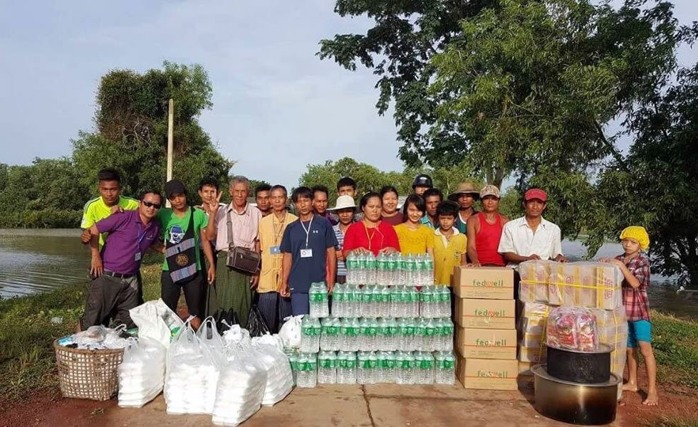 Myanmar (Humanitarian) Flood Rescue and Relief  – 2016
