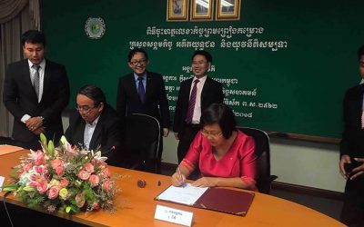 MOU Signed between MIKI Home & Cambodian Government